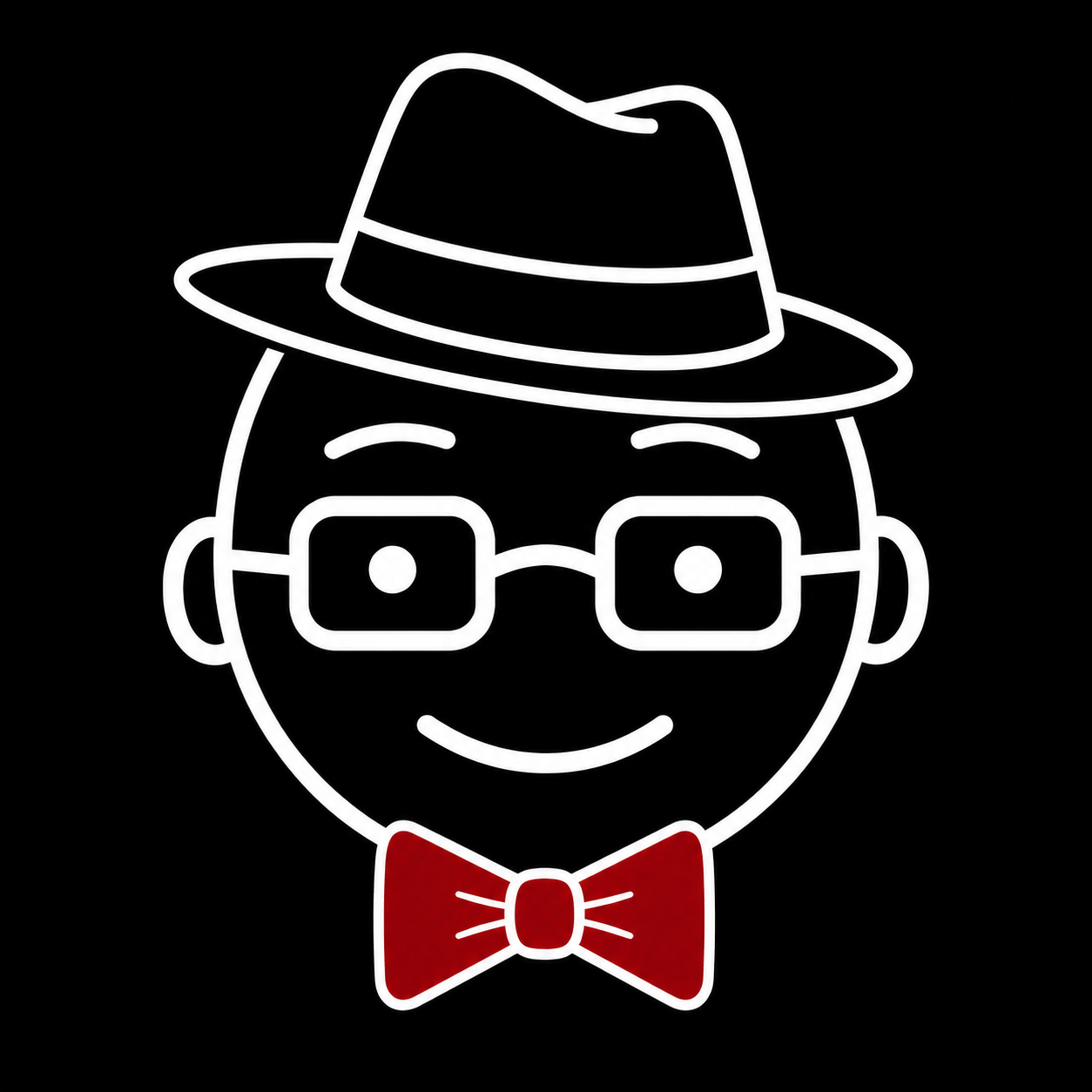 Walter10K in his fedora and red bow tie